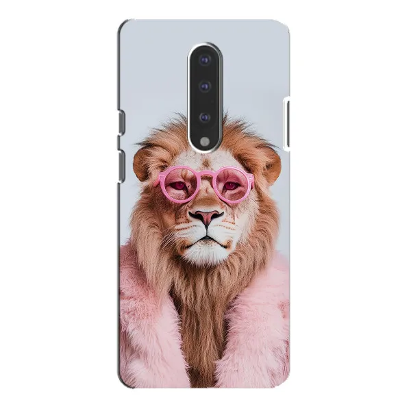 Чехол с принтом «Лев в очках» для OnePlus 7 Pro