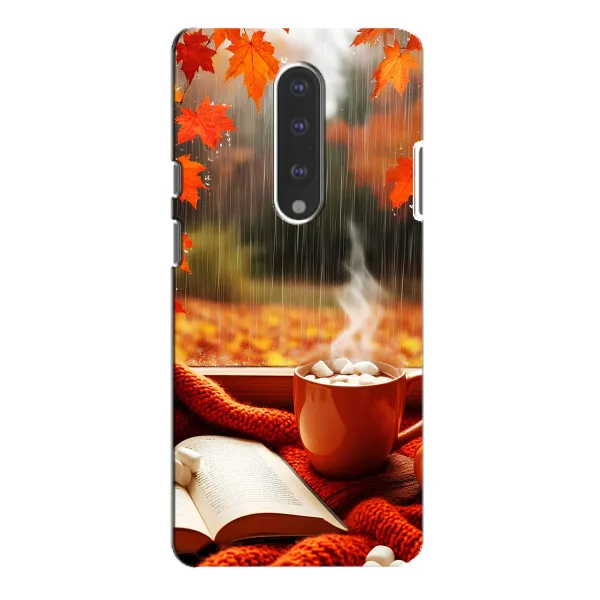 Чехол с принтом «Кофе и дождь» для OnePlus 7 Pro