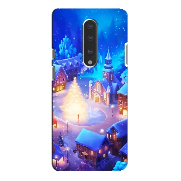 Чохол з принтом «Різдвяне місто» для OnePlus 7 Pro