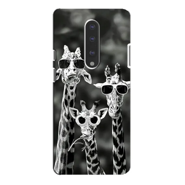 Чехол с принтом «Жирафы в очках» для OnePlus 7 Pro Чехол с принтом «Жирафы в очках» для OnePlus 7 Pro