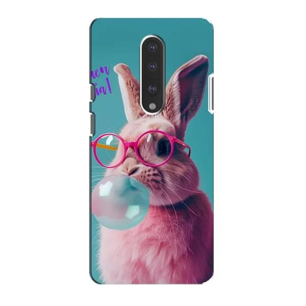 Чехол с принтом «Кролик в очках» для OnePlus 7