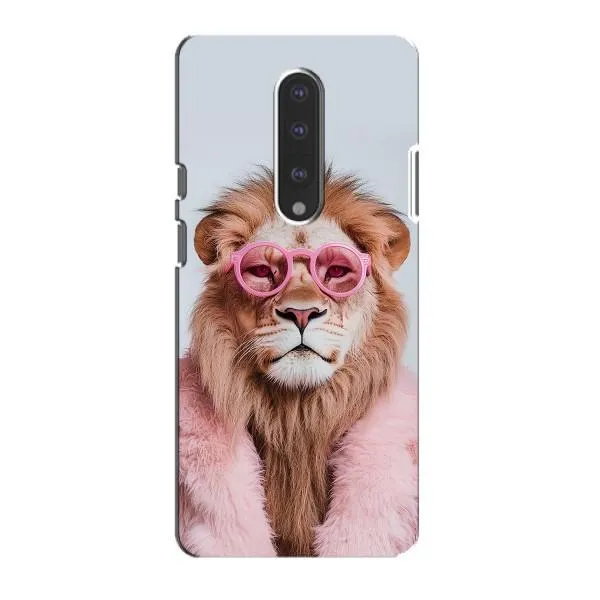 Чехол с принтом «Лев в очках» для OnePlus 7