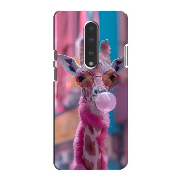 Чехол с принтом «Стильный жирав» для OnePlus 7
