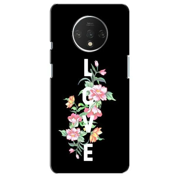 Чехол с принтом «Цветы LOVE» для OnePlus 7T