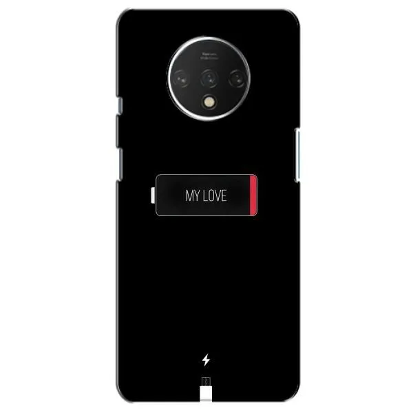 Чехол с принтом «Love battery» для OnePlus 7T
