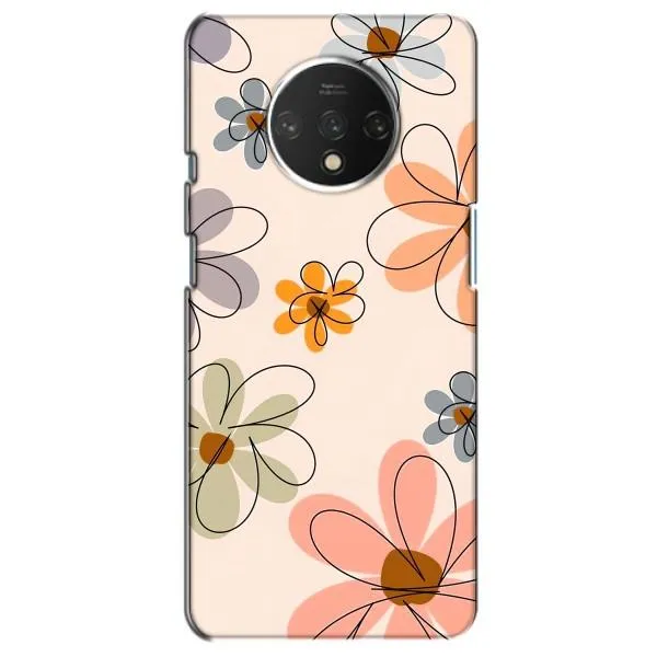 Чехол с принтом «Разноцветные цветы» для OnePlus 7T