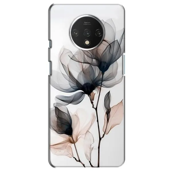 Чехол с принтом «Цветы на белом» для OnePlus 7T