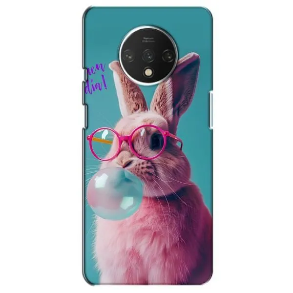 Чехол с принтом «Кролик в очках» для OnePlus 7T