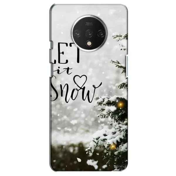 Чехол с принтом «Let it snow» для OnePlus 7T