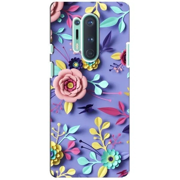 Чехол с принтом «Цветочный дизайн» для OnePlus 8 Pro