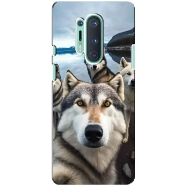 Чехол с принтом «Селфи ХАски» для OnePlus 8 Pro Чехол с принтом «Селфи ХАски» для OnePlus 8 Pro
