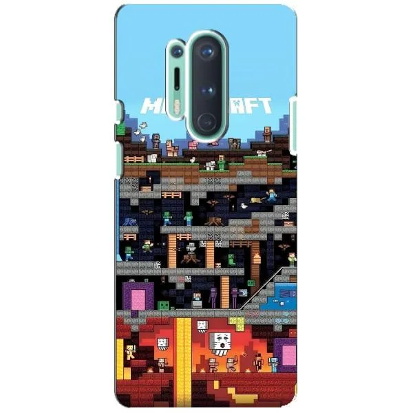 Чохол з принтом «фон Minecraft» для OnePlus 8 Pro Чохол з принтом «фон Minecraft» для OnePlus 8 Pro
