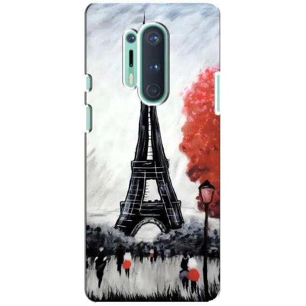 Чехол с принтом «Башня в Париже» для OnePlus 8 Pro Чехол с принтом «Башня в Париже» для OnePlus 8 Pro