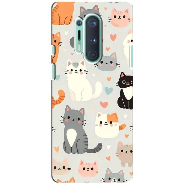 Чехол с принтом «Коллаж котов» для OnePlus 8 Pro