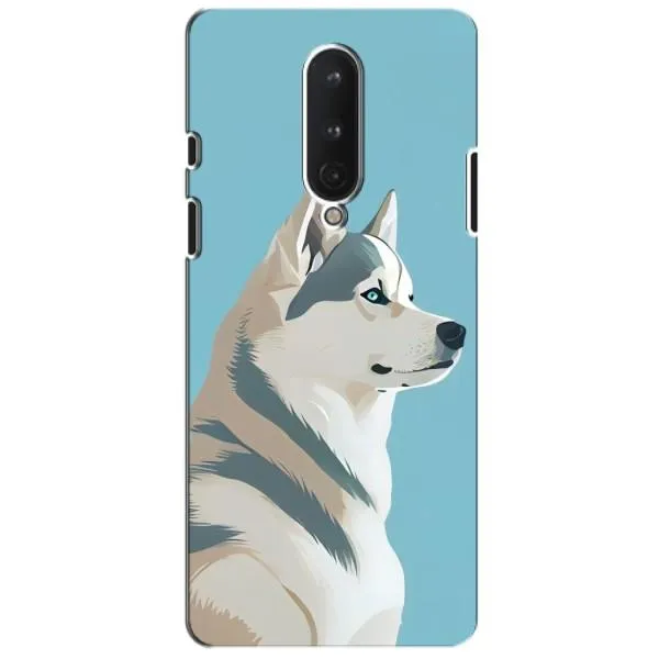 Чехол с принтом «Хаски арт» для OnePlus 8