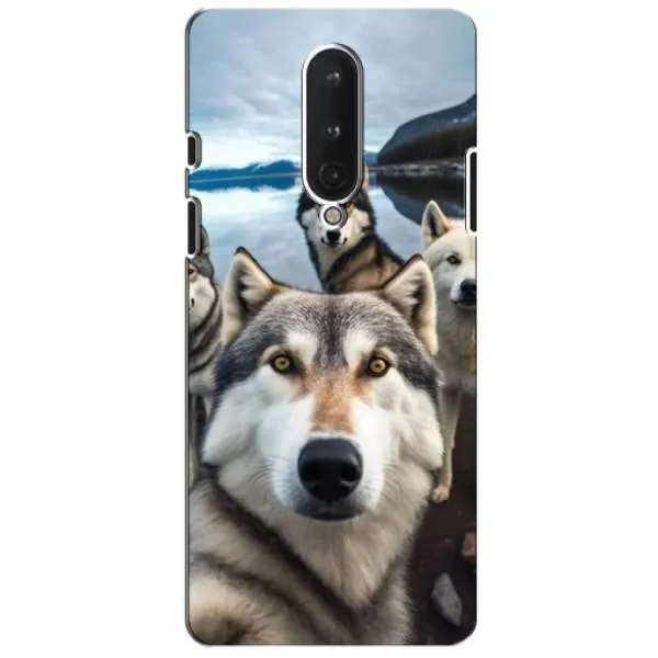 Чехол с принтом «Селфи ХАски» для OnePlus 8
