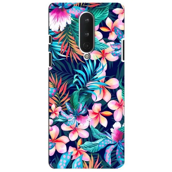 Чехол с принтом «Красочные цветы» для OnePlus 8