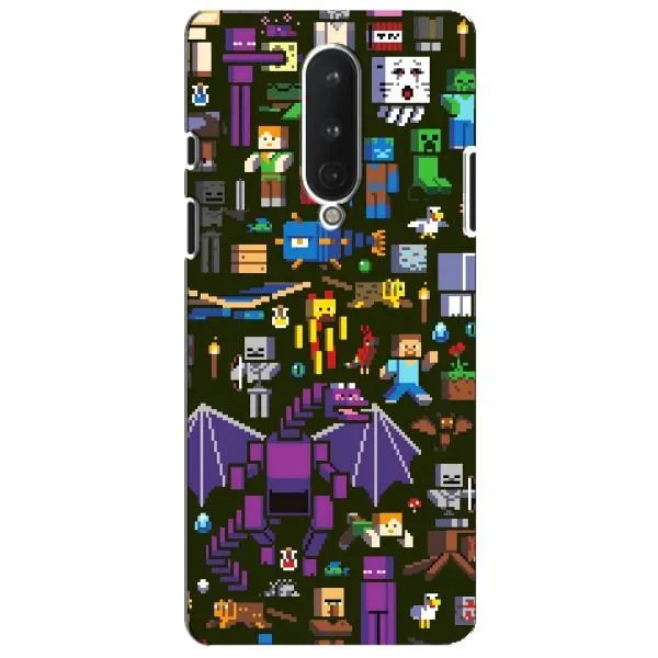 Чехол с принтом «Коллаж Майнкрафт» для OnePlus 8