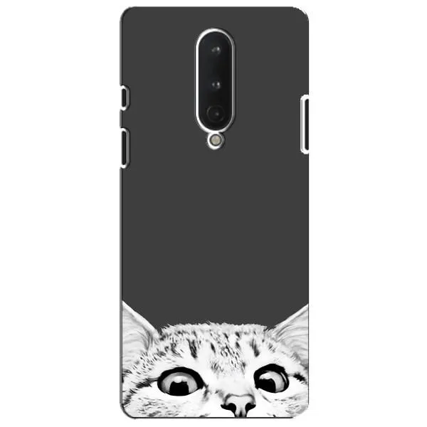 Чехол с принтом «Выглядывает кот» для OnePlus 8