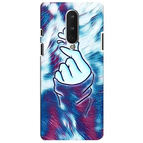 Чохол з принтом «Радужне серце» для OnePlus 8