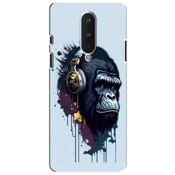 Чехол с принтом «Горилла в наушниках» для OnePlus 8