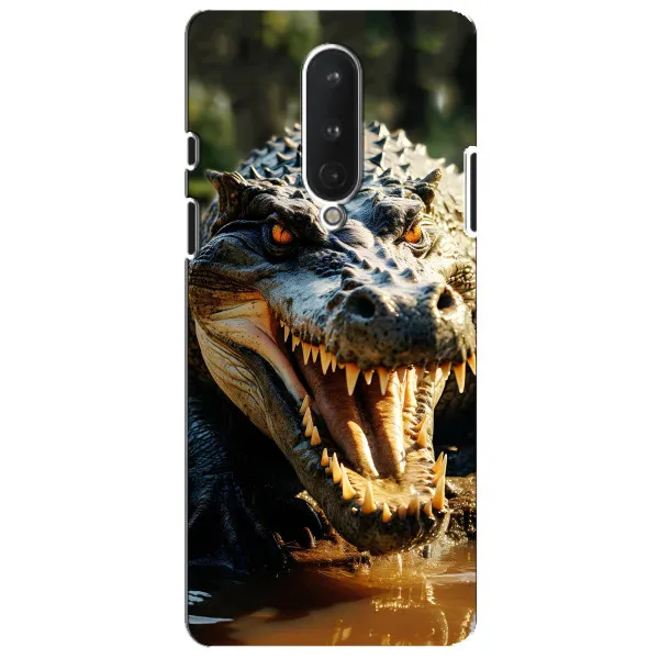 Чехол с принтом «Опасный крокодил» для OnePlus 8