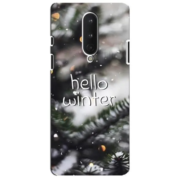 Чехол с принтом «Hello winter» для OnePlus 8