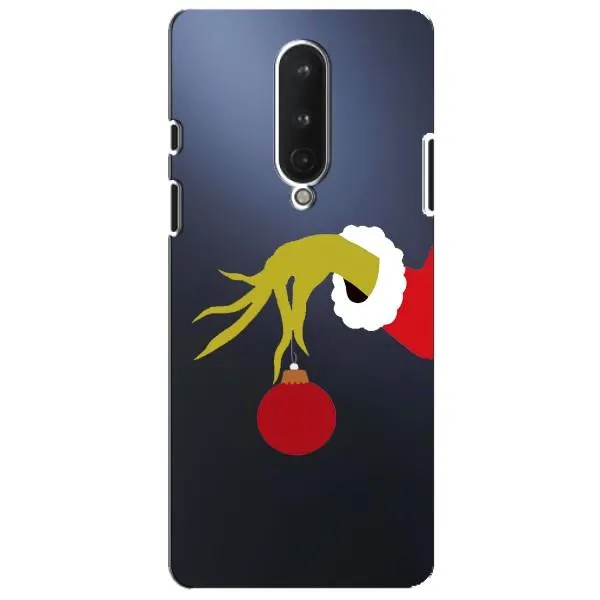 Чехол с принтом «Гринч с игрушкой» для OnePlus 8
