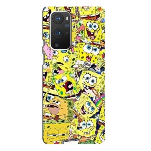 Чехол с принтом «Эмоции Спанч Боба» для OnePlus 9 Pro Чехол с принтом «Эмоции Спанч Боба» для OnePlus 9 Pro