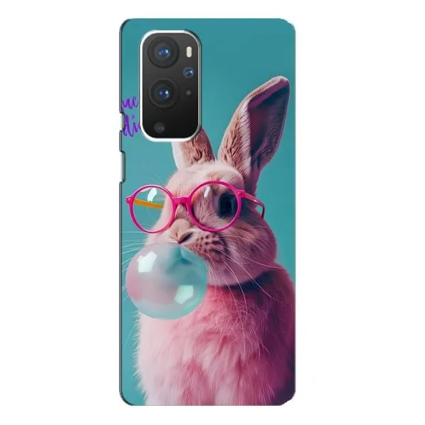 Чехол с принтом «Кролик в очках» для OnePlus 9 Pro