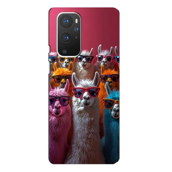 Чехол с принтом «Ламы в очках» для OnePlus 9 Pro