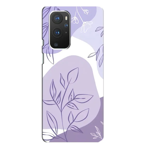 Чехол с принтом «Фиолетовые листья абстракция» для OnePlus 9 Pro