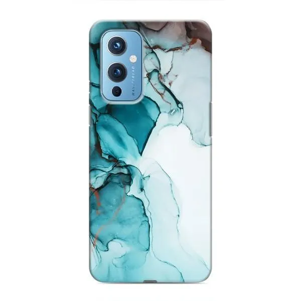 Чехол с принтом «Бирюзовый мрамор» для OnePlus 9