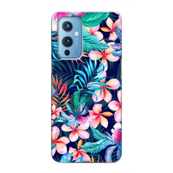 Чехол с принтом «Красочные цветы» для OnePlus 9
