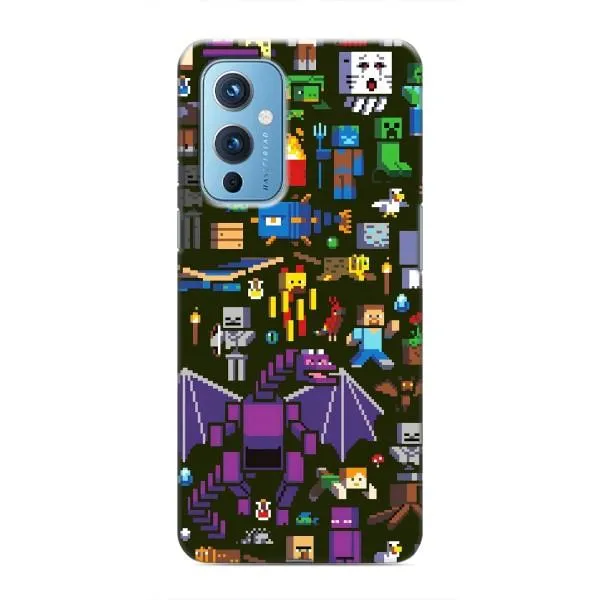 Чехол с принтом «Коллаж Майнкрафт» для OnePlus 9