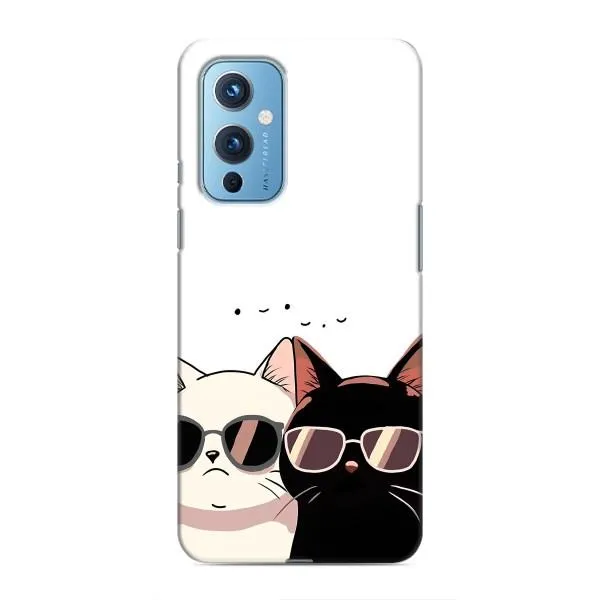 Чехол с принтом «Коты в очках» для OnePlus 9