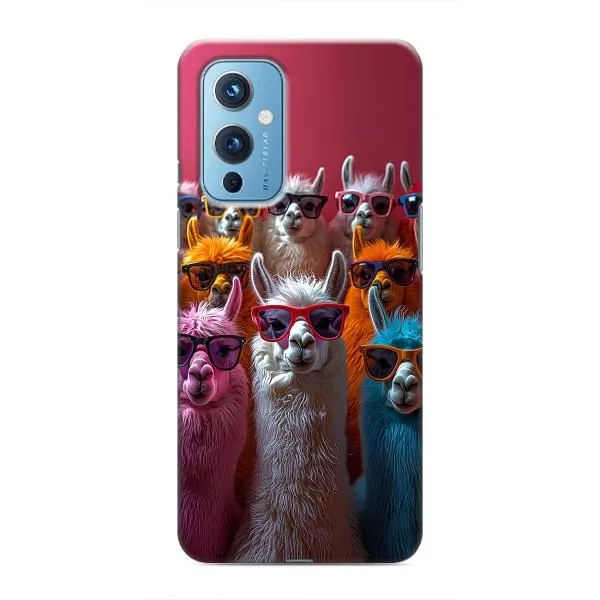 Чехол с принтом «Ламы в очках» для OnePlus 9