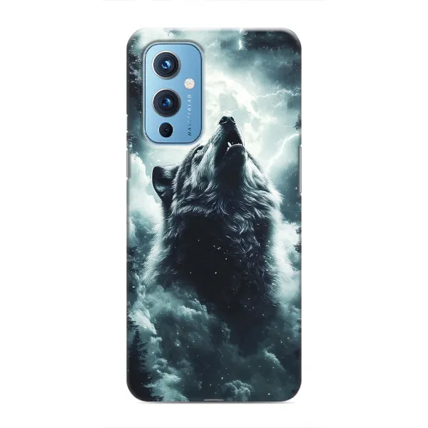 Чехол с принтом «Волк в облаках» для OnePlus 9 Чехол с принтом «Волк в облаках» для OnePlus 9