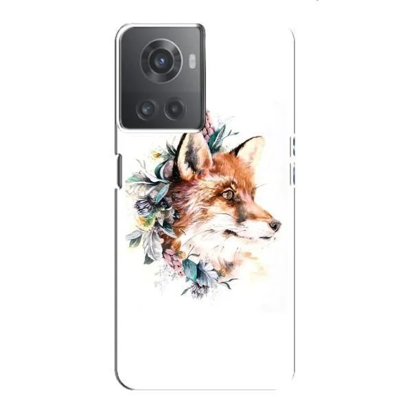 Чехол с принтом «Лисичка в цветочках» для OnePlus ACE (10R) Чехол с принтом «Лисичка в цветочках» для OnePlus ACE (10R)