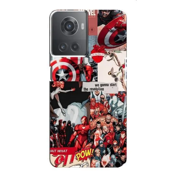 Чохол з принтом «Марвел Комикс» для OnePlus ACE (10R)