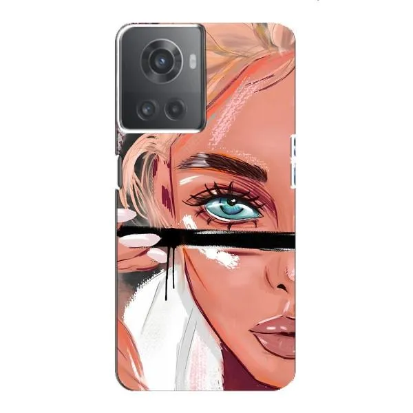 Чехол с принтом «Макияж» для OnePlus ACE (10R)