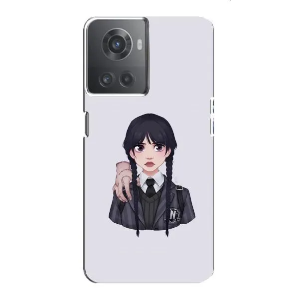 Чехол с принтом «Уэнздей и Вещь» для OnePlus ACE (10R) Чехол с принтом «Уэнздей и Вещь» для OnePlus ACE (10R)