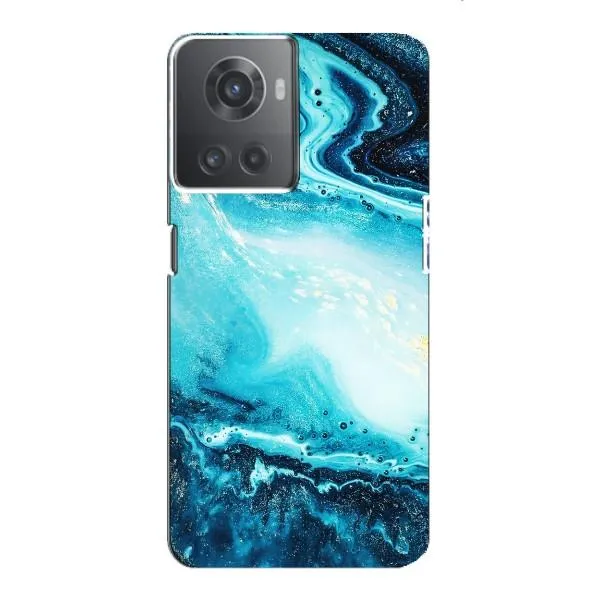 Чехол с принтом «Голубой мрамор» для OnePlus ACE (10R)