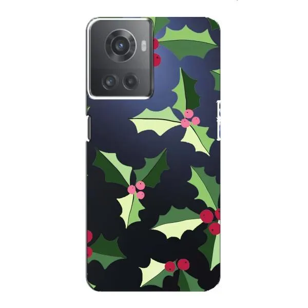Чехол с принтом «Рождественский фон» для OnePlus ACE (10R)