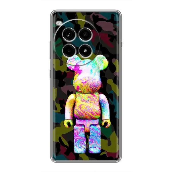 Чехол с принтом «Яркий Bearbrick» для OnePlus Ace 3 Pro