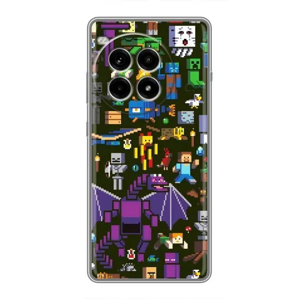 Чехол с принтом «Коллаж Майнкрафт» для OnePlus Ace 3 Pro Чехол с принтом «Коллаж Майнкрафт» для OnePlus Ace 3 Pro