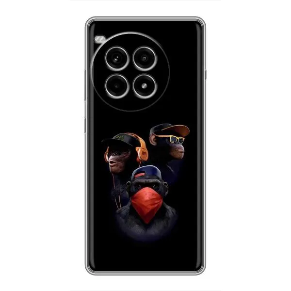 Чехол с принтом «Три обезьяны» для OnePlus Ace 3 Pro Чехол с принтом «Три обезьяны» для OnePlus Ace 3 Pro