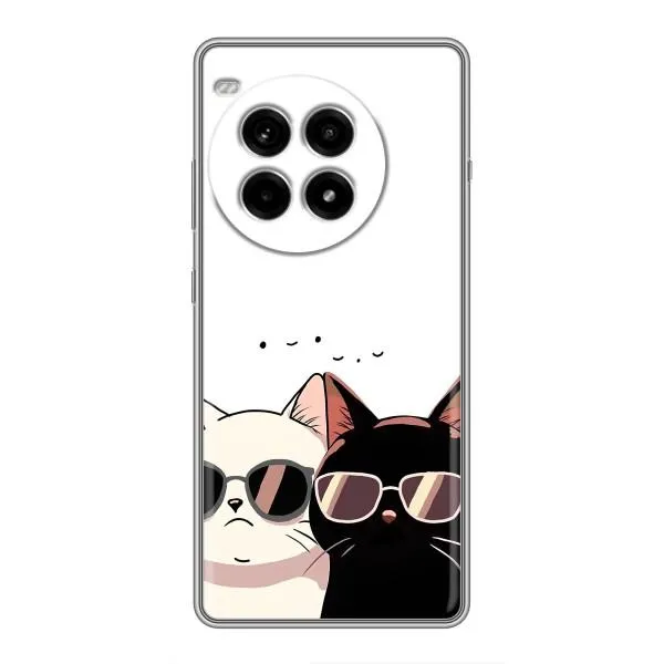 Чехол с принтом «Коты в очках» для OnePlus Ace 3 Pro