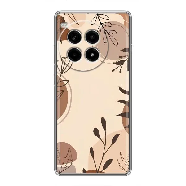 Чехол с принтом «Коричневые цветы» для OnePlus Ace 3 Pro Чехол с принтом «Коричневые цветы» для OnePlus Ace 3 Pro