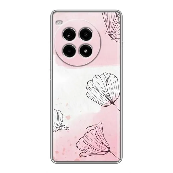 Чехол с принтом «Розовые цветы» для OnePlus Ace 3 Pro Чехол с принтом «Розовые цветы» для OnePlus Ace 3 Pro
